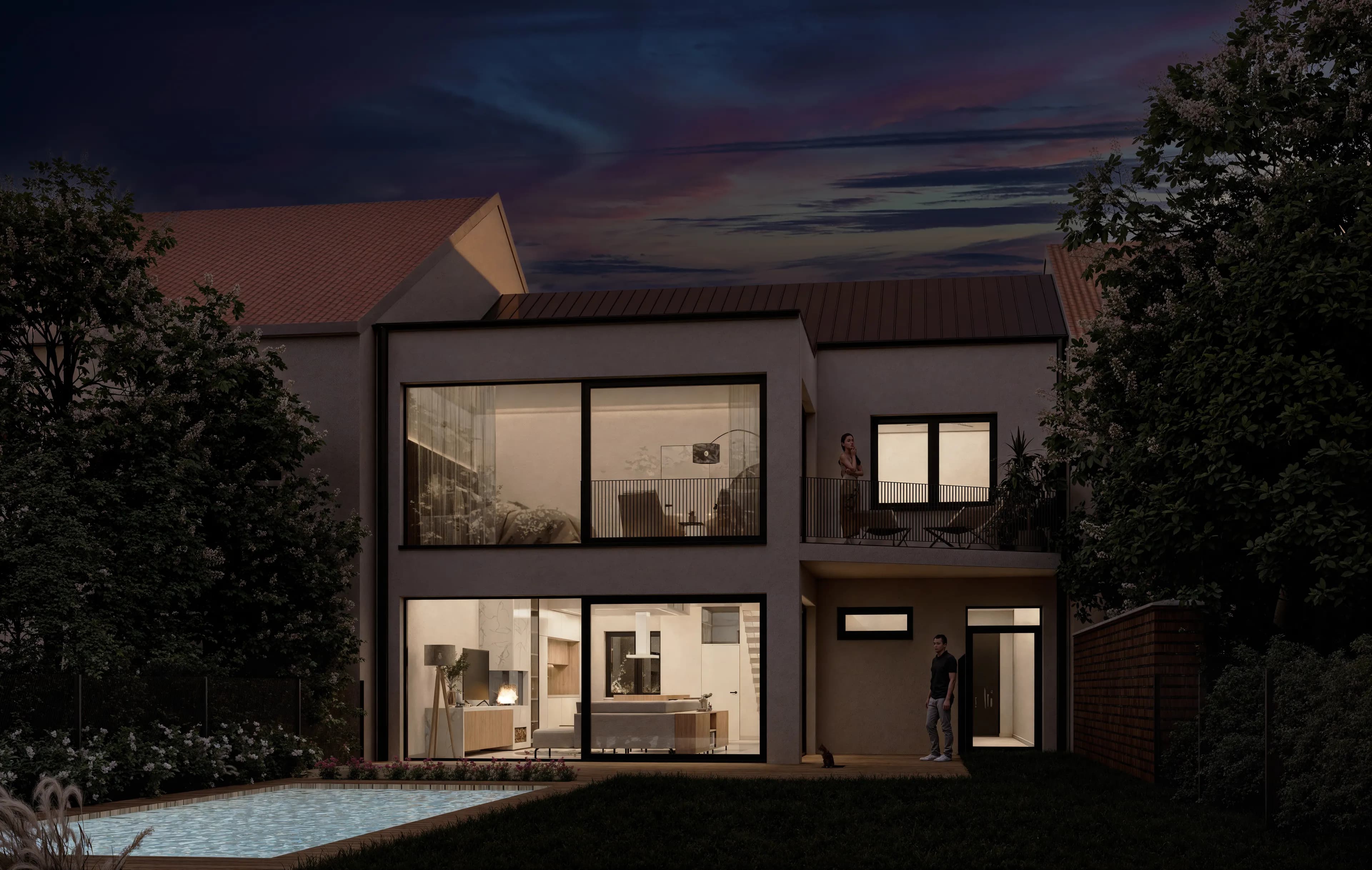 Příjemný podvečer v záhradě