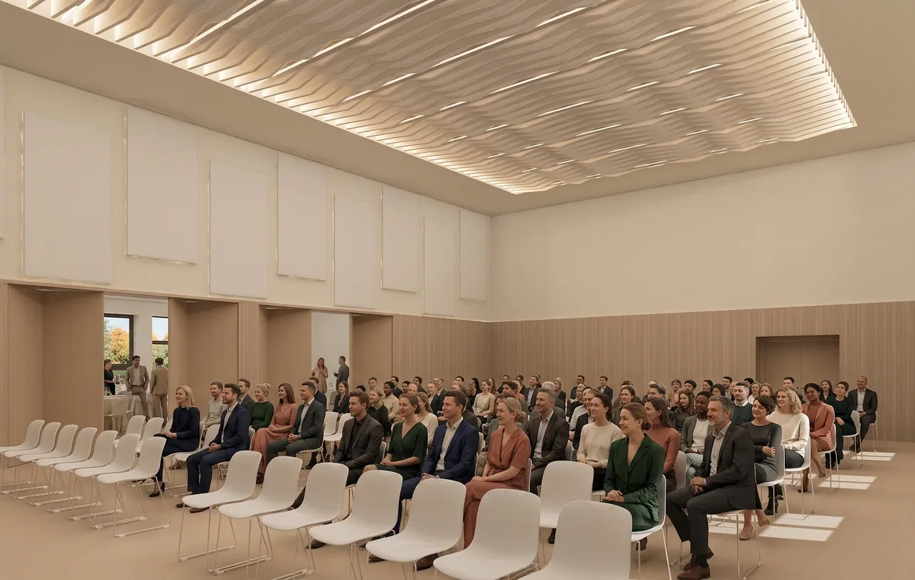 Multifunkční sál určený pro spoločenské a kulturní události