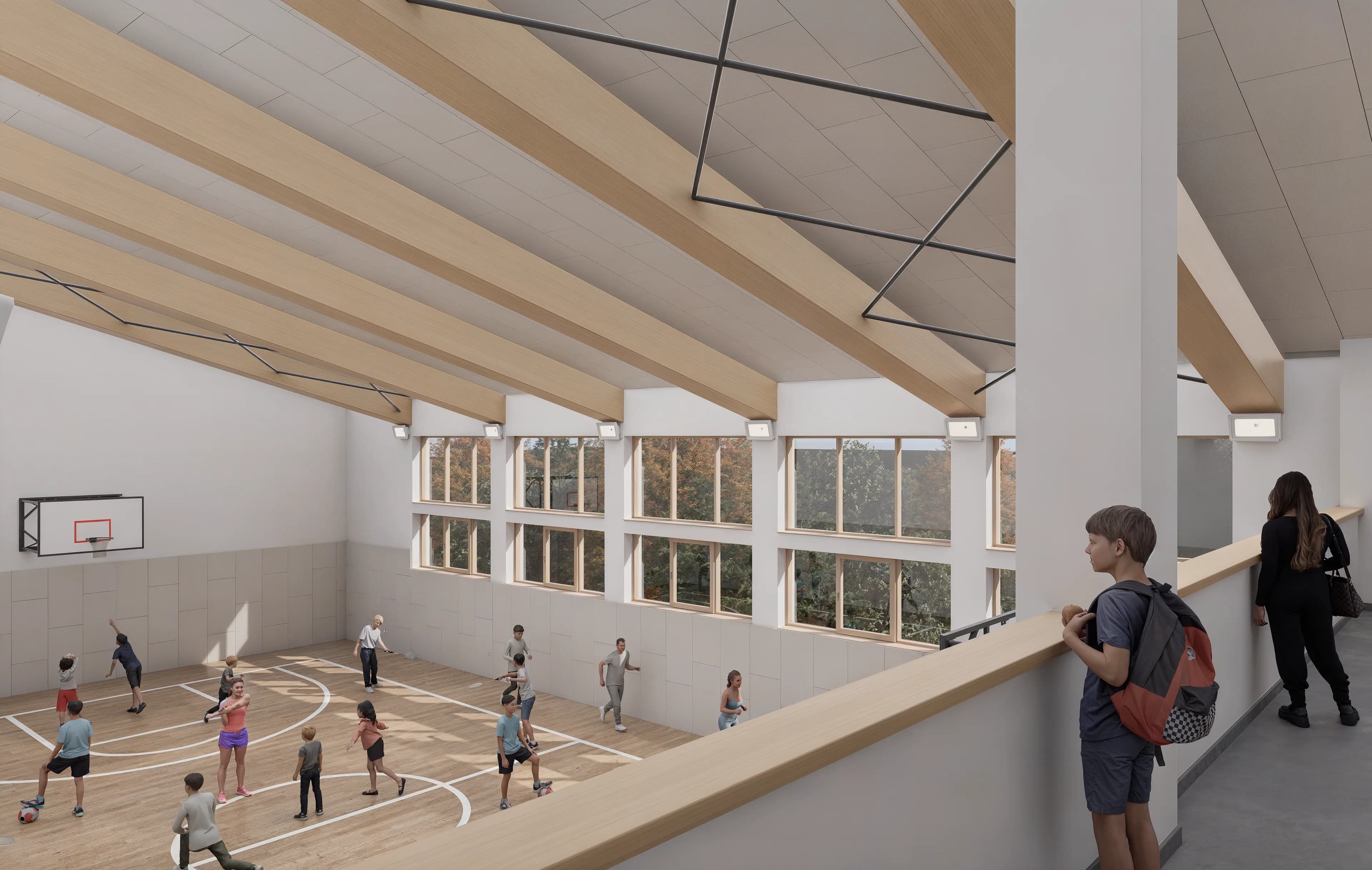 Vyvýšená část poskytujíci výhled na dění